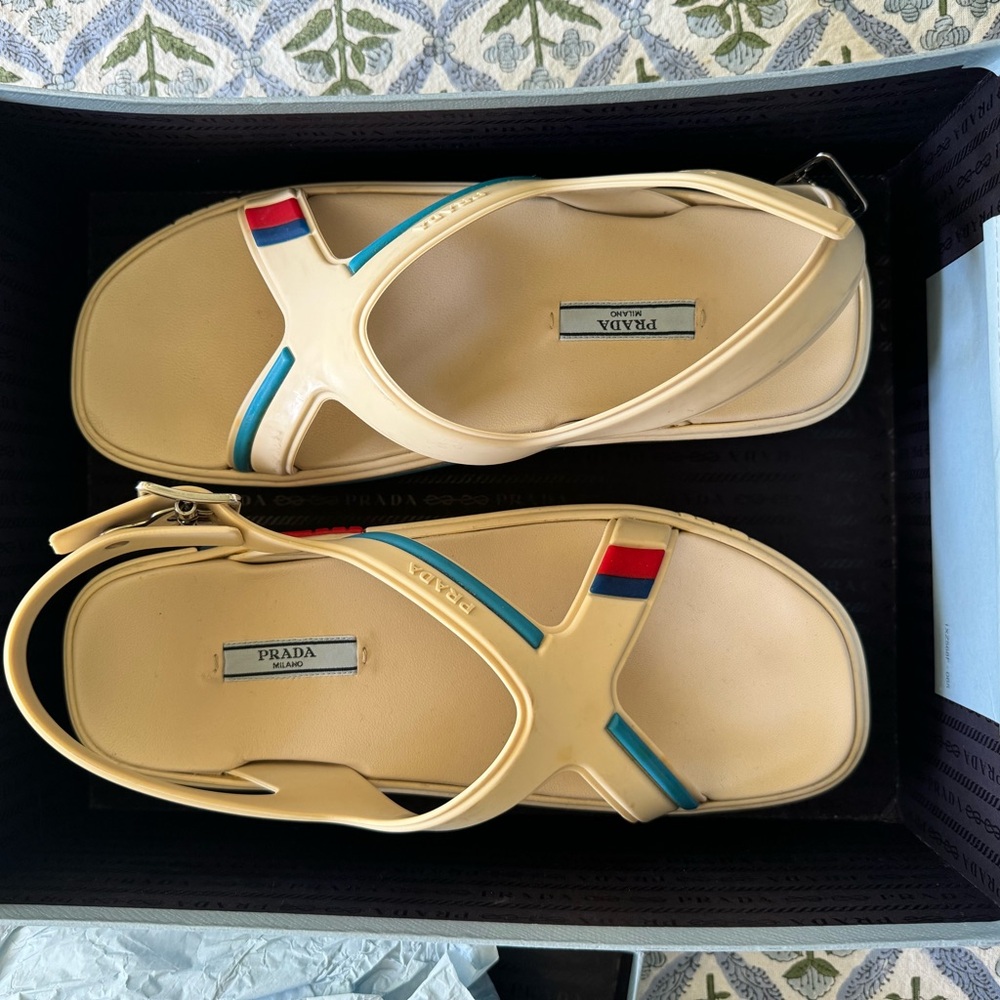 Prada Calzature Donna Rubber Platform Sandals